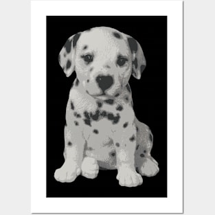 Cutie Dalmatian Posters and Art